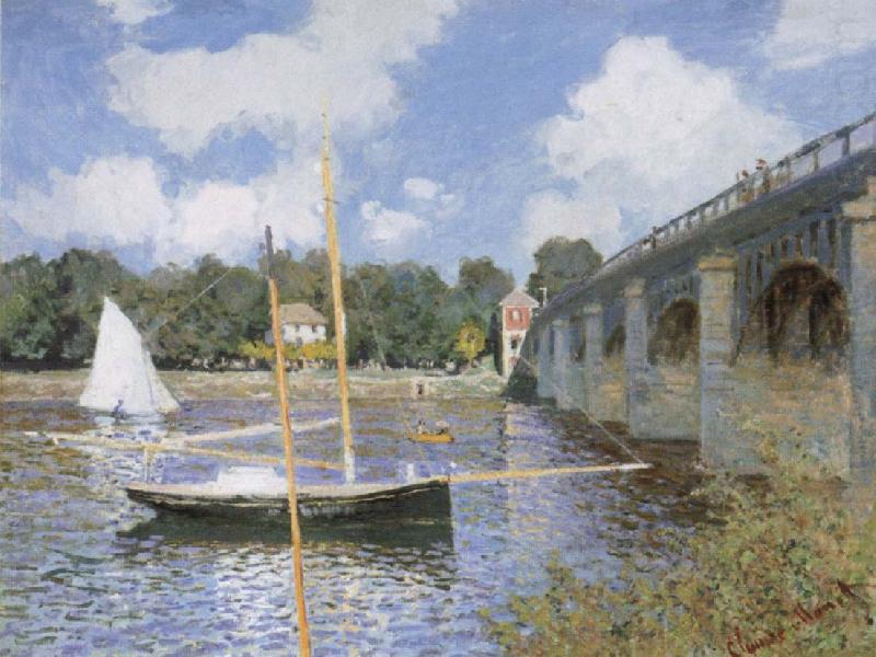 The road bridge at Argenteuil, Claude Monet